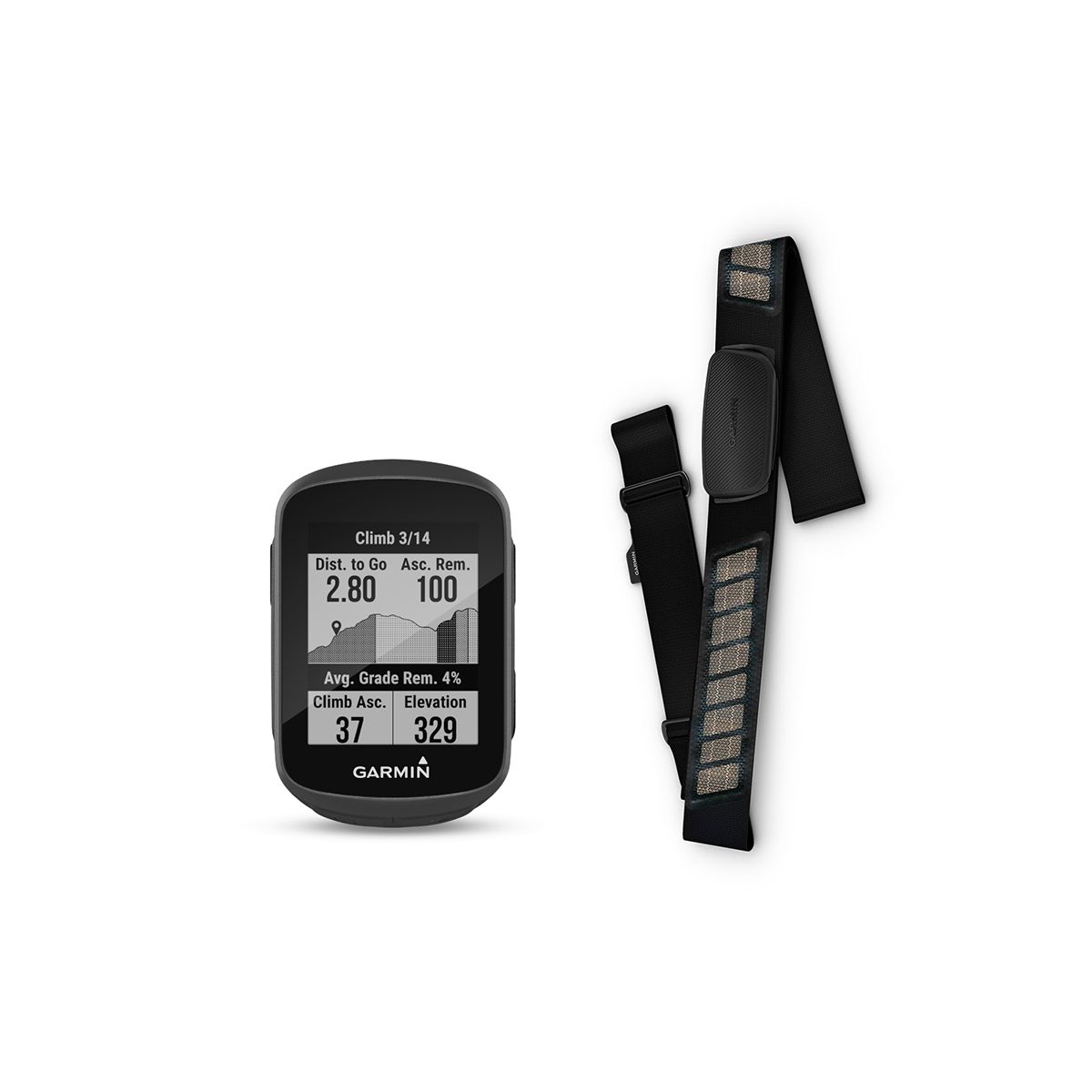 Garmin Edge® 130 Plus GPS-Fahrradcomputer Herzfrequenz-Bundle