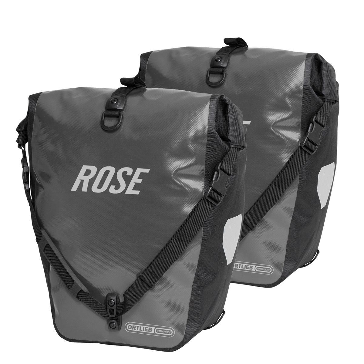 ORTLIEB-ROSE BACK ROLLER Classic Set bestehend aus zwei Gepäckträgertaschen