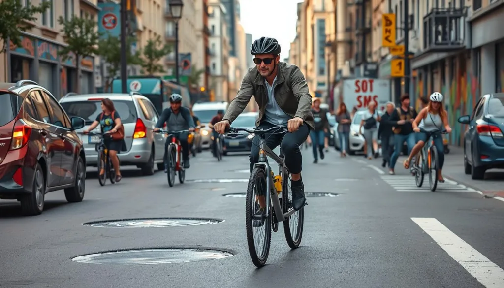 Herausforderungen beim Radfahren